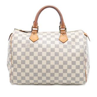 Louis Vuitton Tweedehands Damier Azur Speedy 30