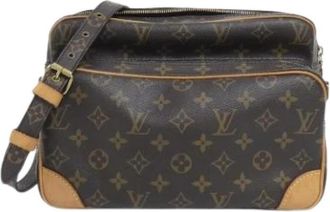 Louis Vuitton Pre-owned Canvas Cross Body Bag - unisex - Vintage Schoudertas - Bruin - ONE Size - Vintage