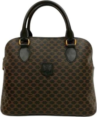 Celine Pre-owned Handbags, female, Brown, Size: ONE SIZE Pre-owned Boston Bag