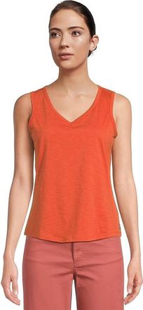 Toad&Co Marley Tank Top Womens Clothing Burnt Ochre : MD, Cotton/Elastane/Lyocell
