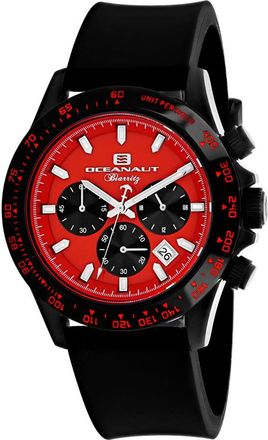 Oceanaut Biarritz Chronograph Quartz Red Dial Mens Watch OC6115R