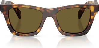 Prada Sunglasses Prc07 S 14 L09 Z Honey Tortoise/Dark Brown Woman