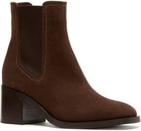 La Canadienne Joelle Waterproof Chelsea Boot in Brunette Suede at Nordstrom Rack, Size 5.5