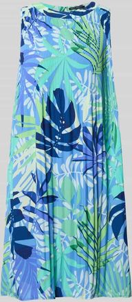 Betty Barclay Knielanges Kleid mit Plisseefalten in Royal, Gr&ouml;&szlig;e 36