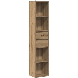 vidaXL Vidaxl - Estantería de madera de ingeniería roble artisan 36x30x171 cm