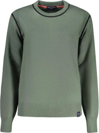 North Sails Verde Viscosa Sweater - Dames - Ronde hals truien - Groen - XL - Polyester - Truien & Vesten