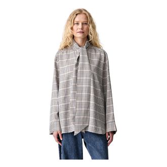 Munthe Overhemden, Dames, Veelkleurig, S, Veiling Blouse