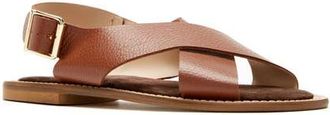 La Canadienne Freeda City Dry Waterproof Slingback Sandal in Caramel Pebble at Nordstrom, Size 10