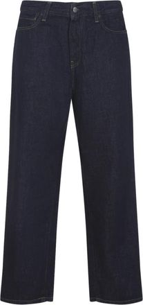 Carhartt Work in Progress Aaron Pants - Heren - Regular Fit Jeans - Blauw - W33 - Katoen - Jeans