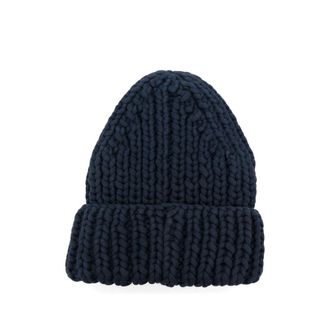 Charles Jeffrey Loverboy 062130404 Logo-Patch Knit Beanie - Navy