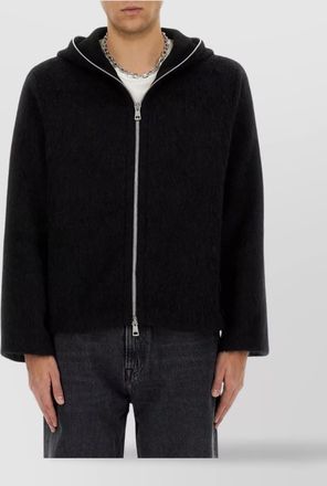 Our Legacy wool blend regular-fit zip hoodie