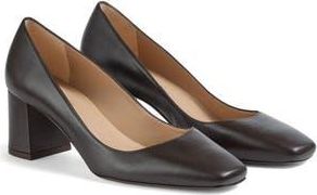 L.k. Bennett Sally Court Square Toe Pump in Chocolate at Nordstrom Rack, Size 42