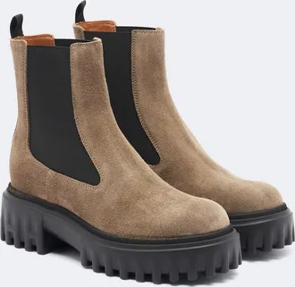 Hogan H700 suede ankle boots