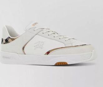 Burberry leather low-top sneakers
