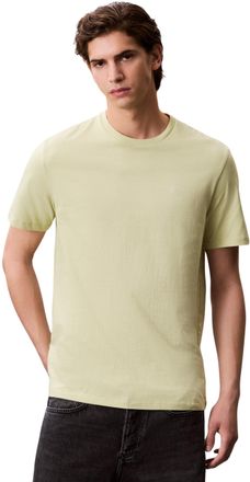 Calvin Klein Jeans Mens SS Smooth CTTN Solid CREWNK TEE LV040HM265 Tees, Beige (Winter Pear), M