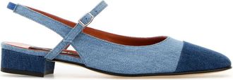 Carel Two Tone Canvas Oceano Ballerinas