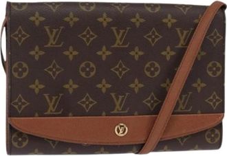 Louis Vuitton Pre-owned Vintage Cross Body Bag - Dames - Vintage Schoudertas - Bruin - ONE Size - Vintage