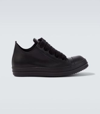 Rick Owens Jumbolace leather low-top sneakers