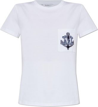 Max Mara T-shirt With Pocket