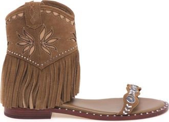 Ash Paquito Sandaal - Dames - Sandalen - Bruin - 38 EU - Leer - Schoenen