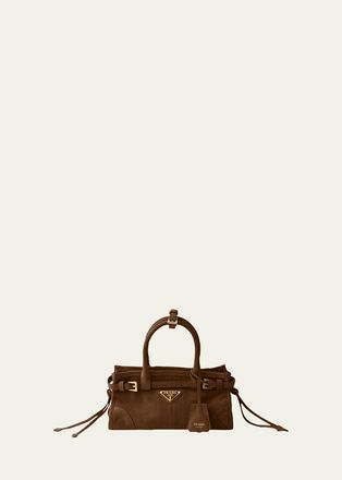 Prada Bonnie Suede Shoulder Bag