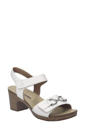 Josef Seibel Grace Ankle Strap Sandal in White at Nordstrom, Size 10-10.5Us