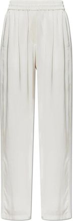 Casablanca Wijde broek - Dames - Wijde Broeken - Beige - 2XS - Broeken