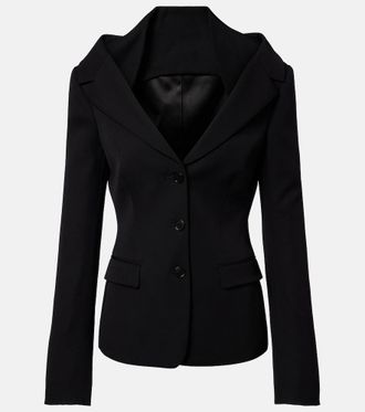 Alexander McQueen Crepe blazer