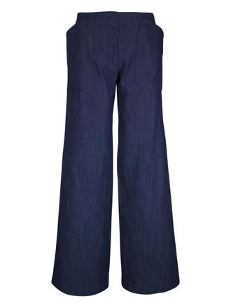 Zero + Maria Cornejo Eda jeans met opgestikte zak - Blauw