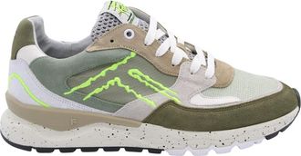 Floris Van Bommel De Treener 06.06 - Heren - Sneakers - Groen - 44 EU - Leer - Schoenen
