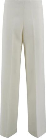P.A.R.O.S.H. Straight Trousers, female, Beige, XS, Stylish Trousers for Women