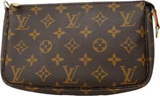 Louis Vuitton Brown Pouch (Pre-Owned)
