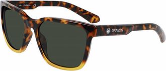 Dragon Mens Burgee Sunglasses In Shiny Tortoise Gradient