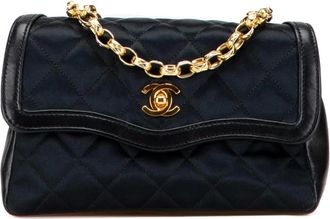 Chanel Pre-owned Quilted Flap Bag - Dames - Vintage Schoudertas - Zwart - ONE Size - Vintage