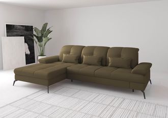 Sit&more Ecksofa »Amica, L-Form, inkl. Sitztiefenverstellung & Armteilverstellung« wahlweise mit Bettfunktion, Bettkasten und Kopfteilverstellung