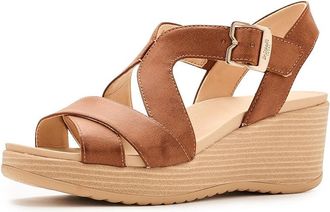 Dr. Scholls Cali Beach Womens Sandals Honey Brown : 9.5 M, Synthetic