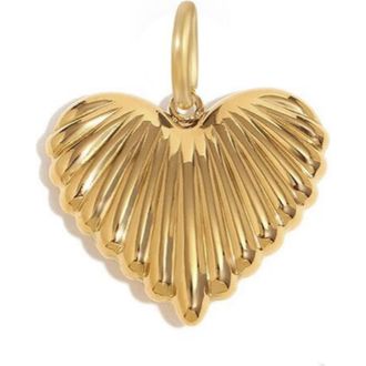 Kozakh Heart Lines Charm in Gold at Nordstrom