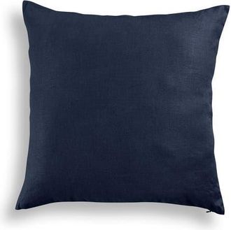 Solino Home Linen Pillow Cover 20 x 20 Inch for Dining Table, Holiday and Everyday Table Decor - Montauk in Navy at Nordstrom, Size Large