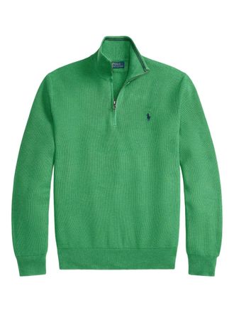 Polo Ralph Lauren quarter-zip cotton sweater - Green