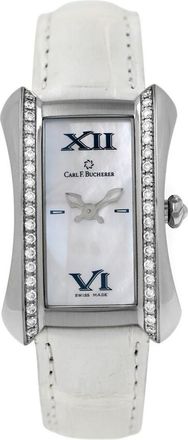 Bucherer Pre-owned Carl F. Bucherer Alacria Queen Quartz Diamond Ladies Watch 00.10701.08.71.11