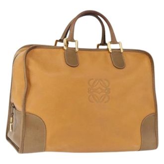 Loewe unisex, Pre-owned, Bruin, Maat: ONE Size Leer