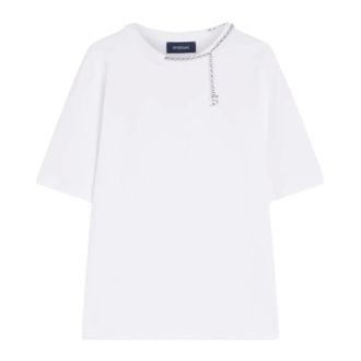 Sportmax Mujer, Camisetas, Blanco, Talla: L