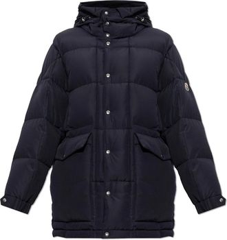 Moncler Sylmara Donsjas - Heren - Gewatteerde jassen - Blauw - XL - Katoen - Jassen