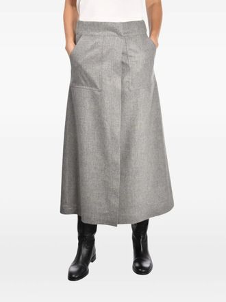 Gran Sasso Rok met zakken - Grijs