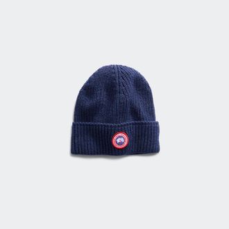 Canada Goose Rib Toque (Men, Navy Heather, ONESIZE)
