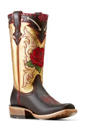 Ariat x Rodeo Quincy Futurity Western Boot in Brown at Nordstrom Rack, Size 7