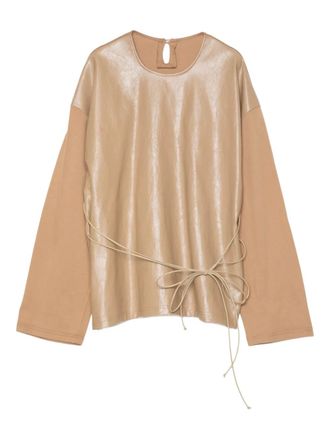 Muller Of Yoshiokubo Top con cintura - Toni neutri