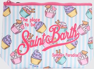 MC2 Saint Barth Pochette Aline in poliestere a righe