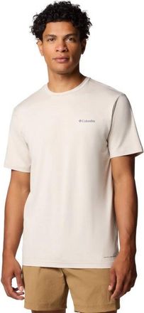 Columbia Heren Kwick Hike Terug T-Shirt (Grijs-Wit)