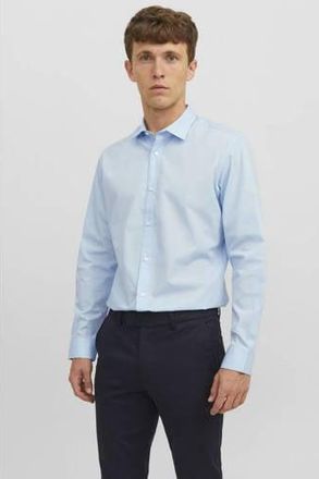 Jack & Jones ESSENTIALS zakelijk overhemd lichtblauw